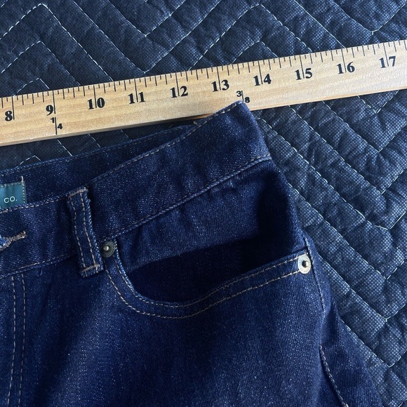 LRL Lauren Ralph‎ Lauren Jeans Womens Size 4 Dark Wash Bootcut Mid Rise Classic - Picture 10 of 13